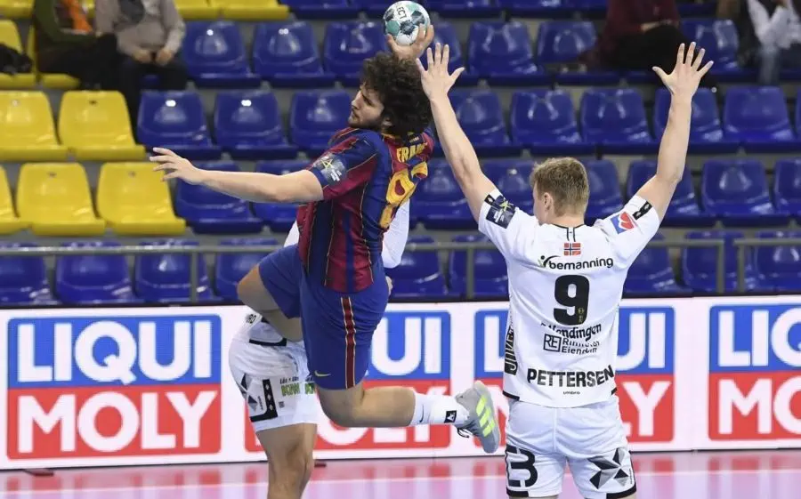 Frade en l'últim Barça - Elverum jugat al Blaugrana, encara sense públic