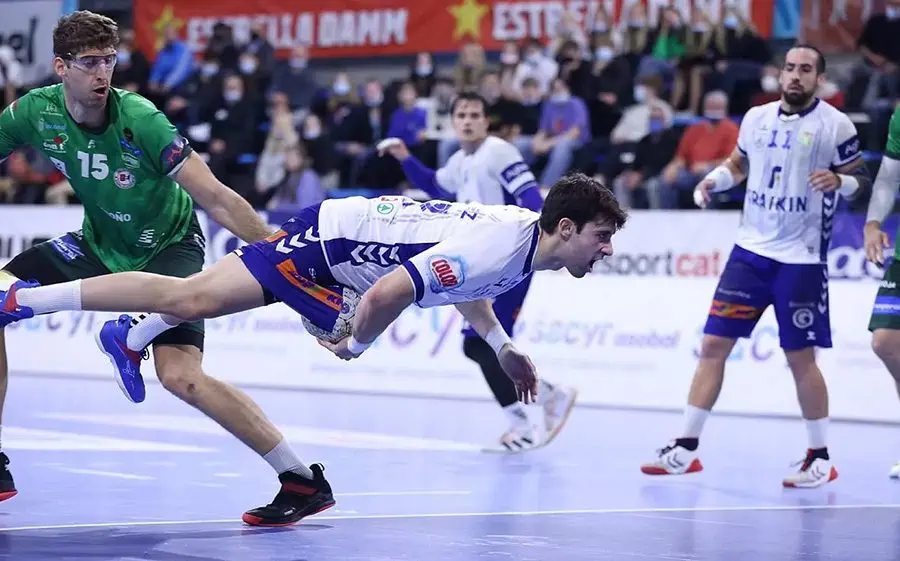 Imatge del partit de la temporada passada entre Granollers i BM Logroño