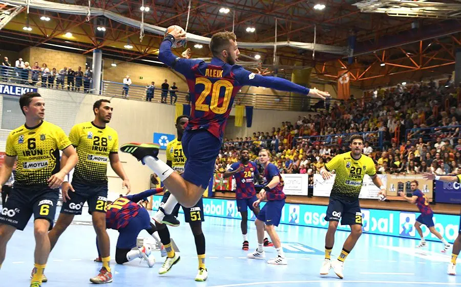Aleix Gómez en un partit anterior a Artaleku