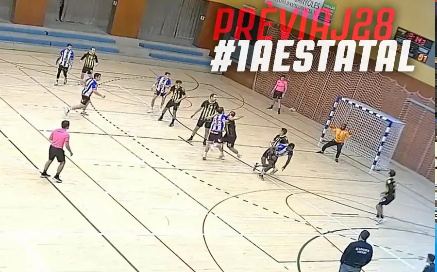 Imatge del partit de la temporada passada entre Banyoles i JH Mataró