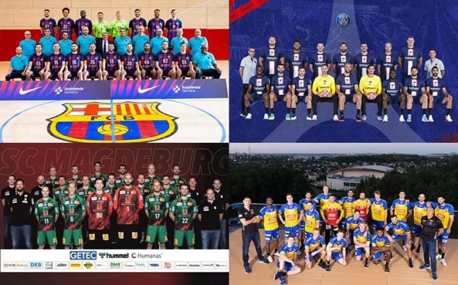 Barça, Magdeburg (a l'esquerra) i PSG i Kielce (a la dreta) jugaran les semifinals