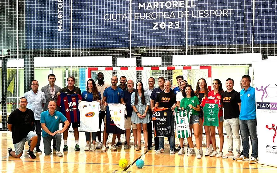 Imatge de la presentació de la Supercopa a Martorell