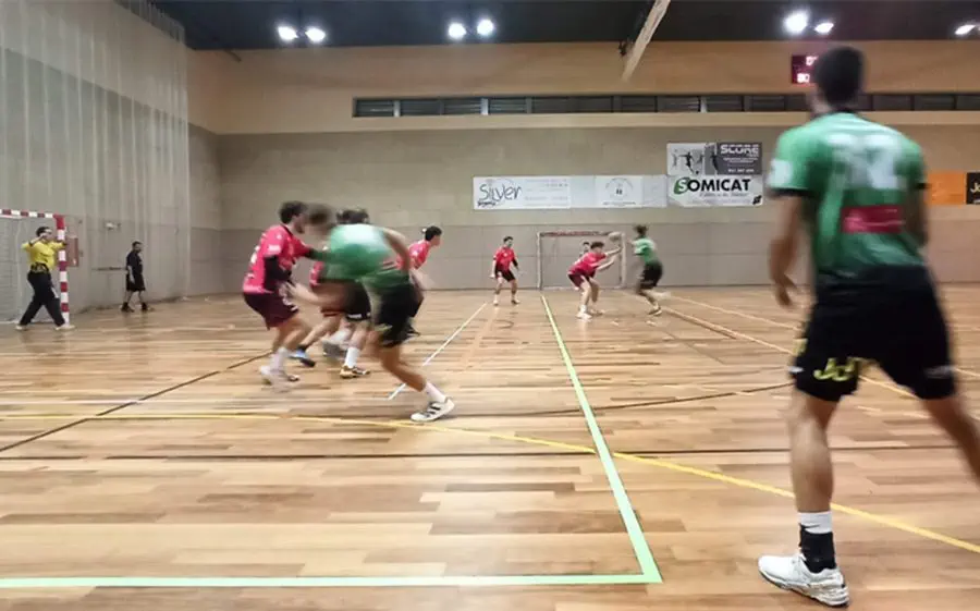 Imatge d'un partit de la temporada passada al Pavelló de Sant Ildefons