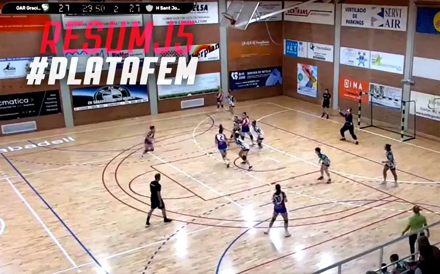 Imatge dels instants finals del partit OAR - SJD
