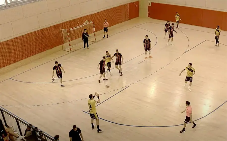 Imatge del partit de la temporada passada a la Ciutat Esportiva