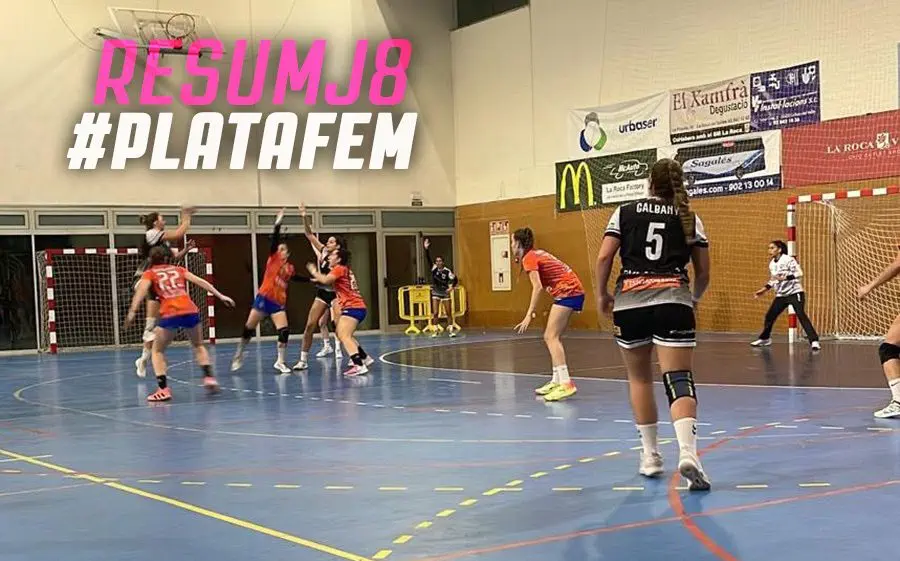 Bona defensa mislatera en el partit jugat a La Roca