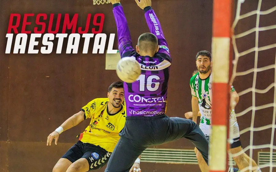 Jordi Sancho el gran protagonista del partit marcant un dels seus 16 gols