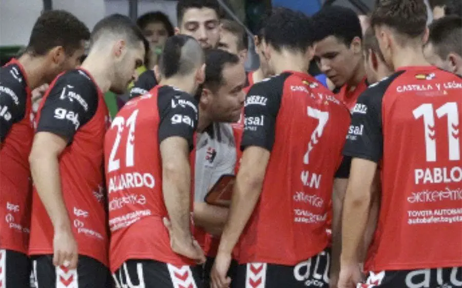 Roi Sánchez entrenant al Burgos