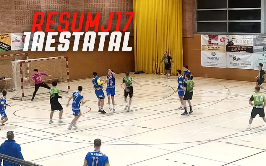 Lluc Puntas en el moment de marcar el gol de l'empat