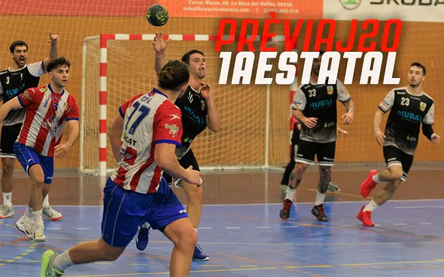 Imatge de l'últim La Roca - Sant Joan Despí decidit amb un gol de Marc Ferré a falta de pocs segons per al final