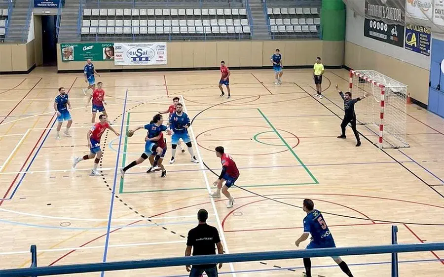 Imatge del partit entre Vilanova i Garbí d'aquesta temporada