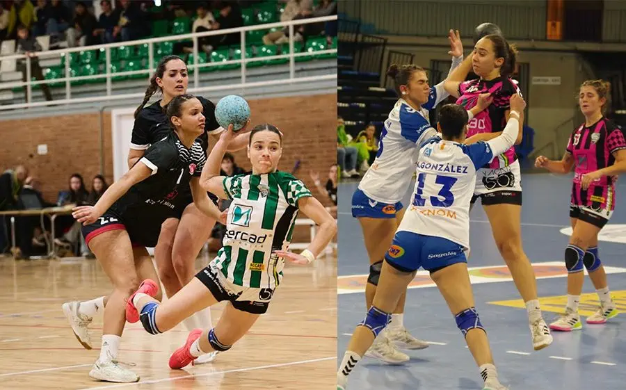 Imatge d'un partit al Boccaccio Arena i del partit de la 1a volta entre Granollers Atlètic i OAr Gràcia Atlètic a l'Olímpic