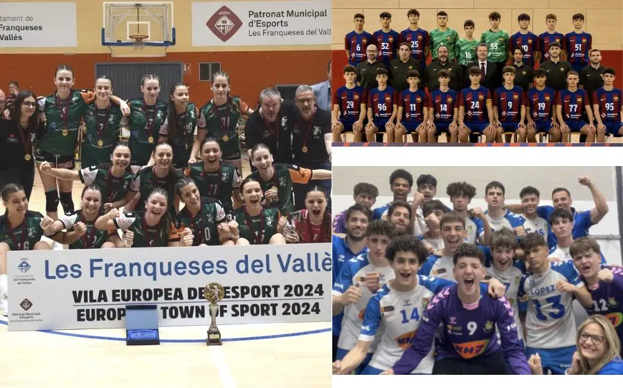 Les Franqueses en noies i Barça i Granollers en nois jugaran les finals estatals cadets