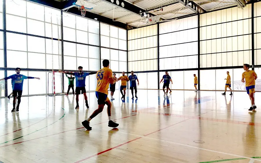 Imatge d'un partit de la temporada passada al pavelló santjustenc