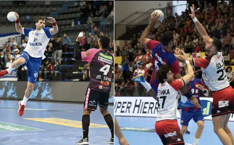 Imatges dels partits Granollers - Puente Genil i Nava - Barça de la temporada passada