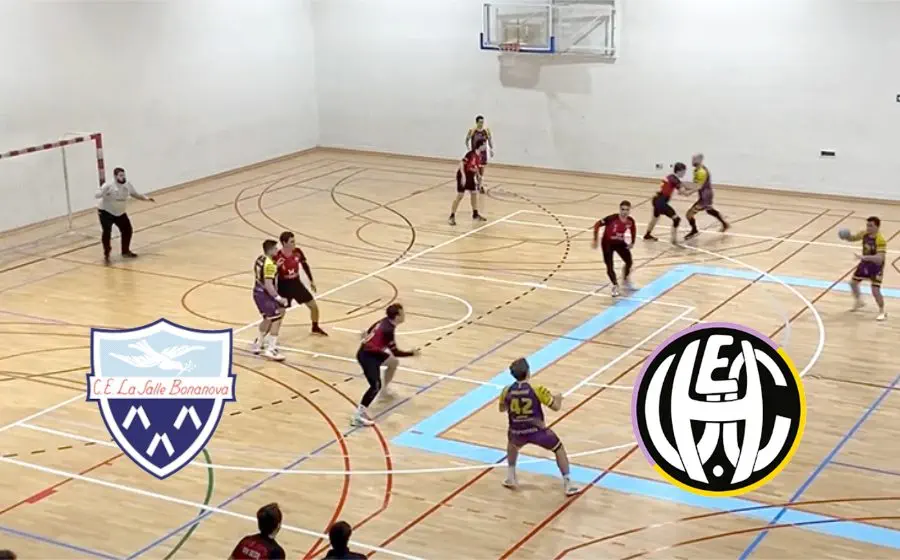 Imatge del partit de la temporada passada entre la Salle Bonanova i UEH Calella