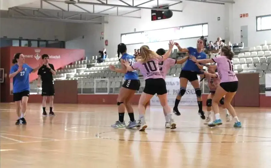 Imatge d'un partit de la temporada passada al pavelló Sabadell Nord