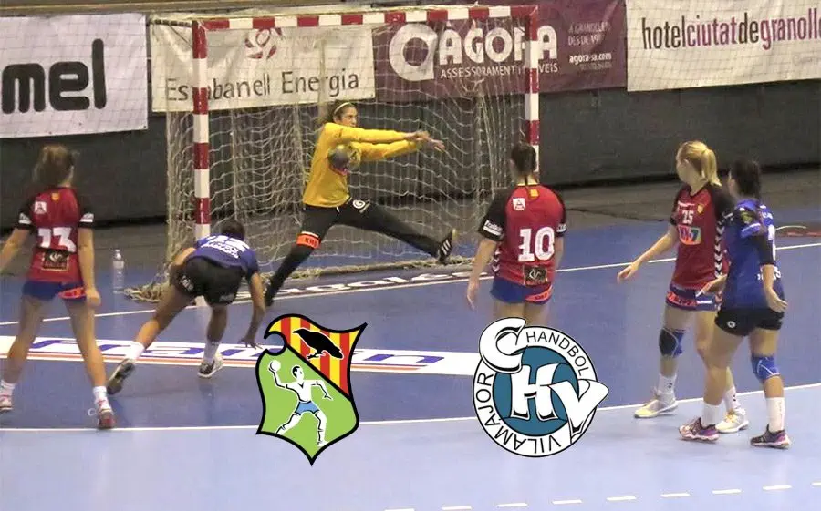 Imatge d'un partit anterior entre Granollers At. i Vilamajor a l'Olímpic