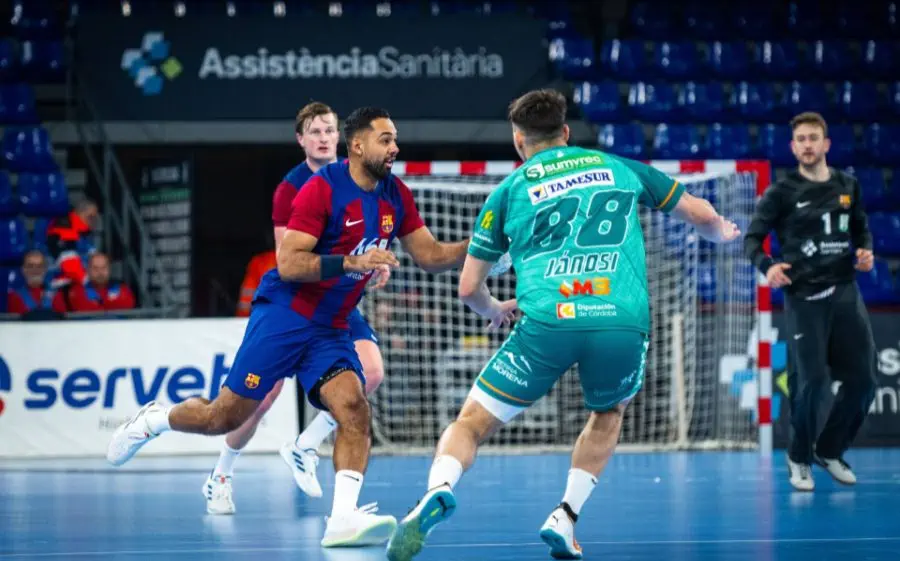 Melvyn Richardson en el partit de la temporada passada contra el Puente Genil