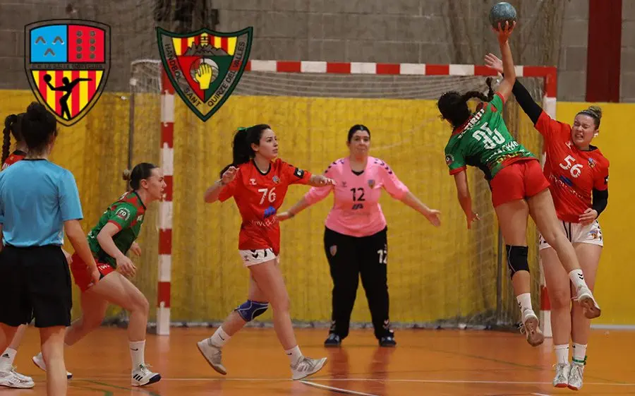 Imatge del Montcada - Sant Quirze B de la temporada passada jugat al poliesportiu ZEM