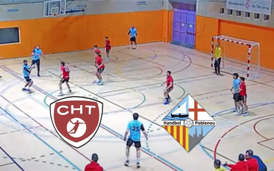 Imatge del partit que van jugar fa dos anys a 1a Estatal Terrassa i Poblenou