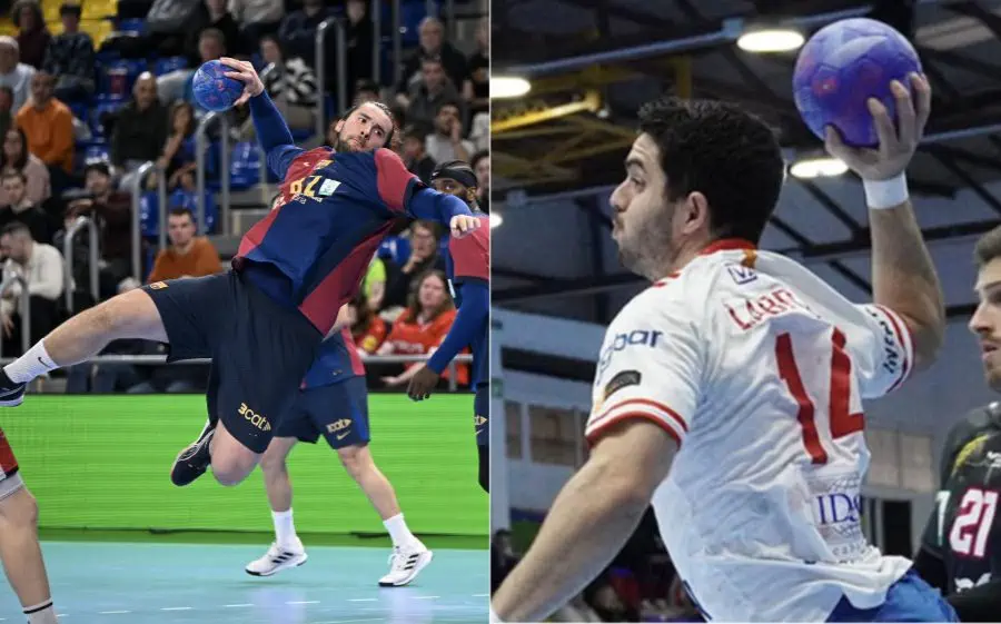 Luis Frade i Leo Abrahao en els partits del dissabte passat