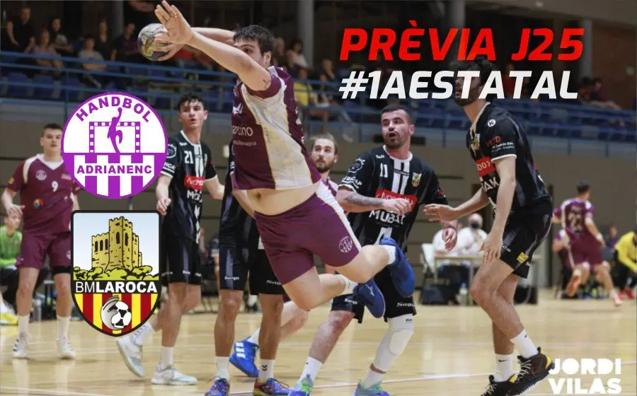 Imatge d'un partit anterior entre Sant Martí Adrianenc i La Roca (temporada 21-22)