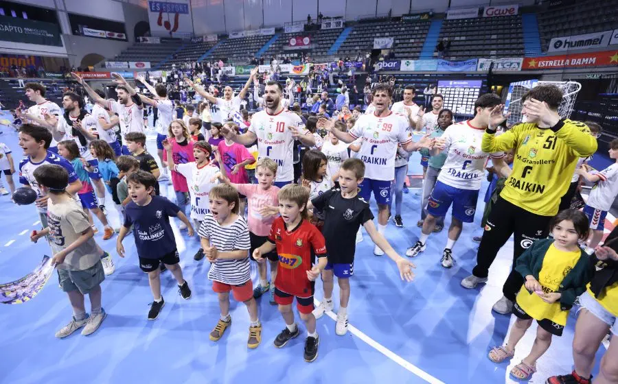 Bonica imatge del partit Granollers - Cangas de la temporada passada