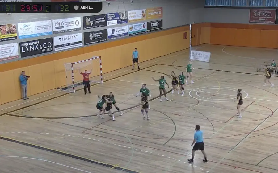 Imatge del partit JH Mataró - Les Franqueses