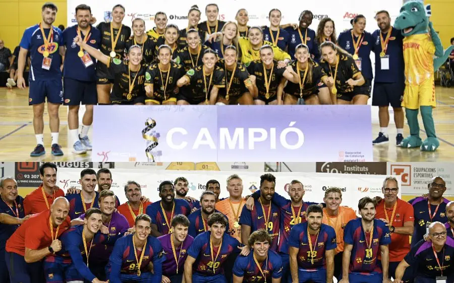 El Granollers femení i el Barça masculí guanyadors en la Supercopa Catalana