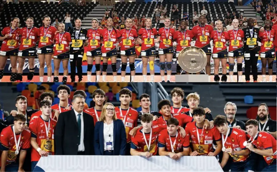 Les seleccions júnior femenina i juvenil masculina van guanyar la plata europea i mundial respectivament