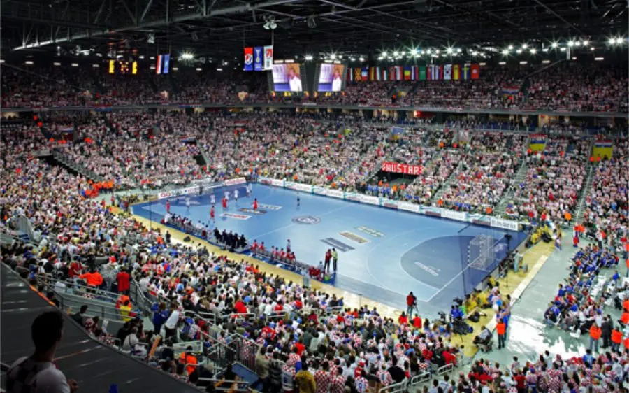 La impressionant Arena de Zagreb, amb capacitat per a més de1 6.000 espectadors