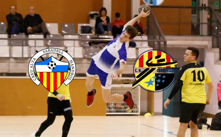 Imatge d'un partit de fa uns anys de lliga Sabadell - Canovelles