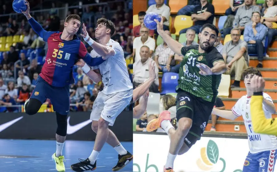 Imatges dels partits de la temporada passada Barça - Guadalajara i Cuenca - Granollers