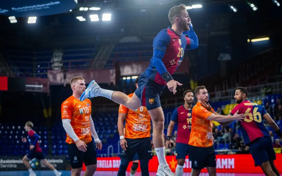 Aleix Gómez en el partit de la temporada passada contra Benidorm