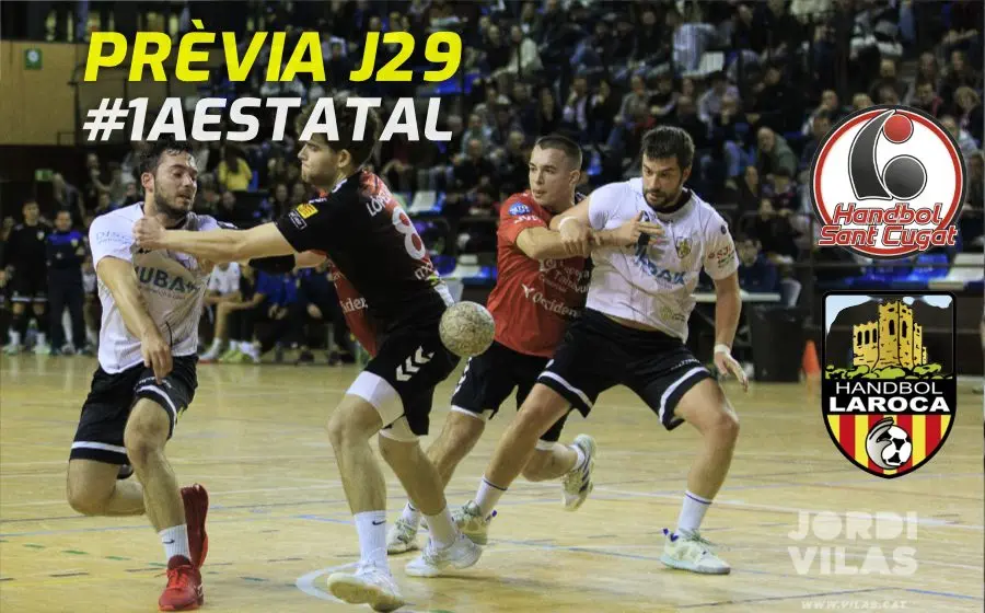 Imatge del partit de la temporada passada entre Sant Cugat i La Roca