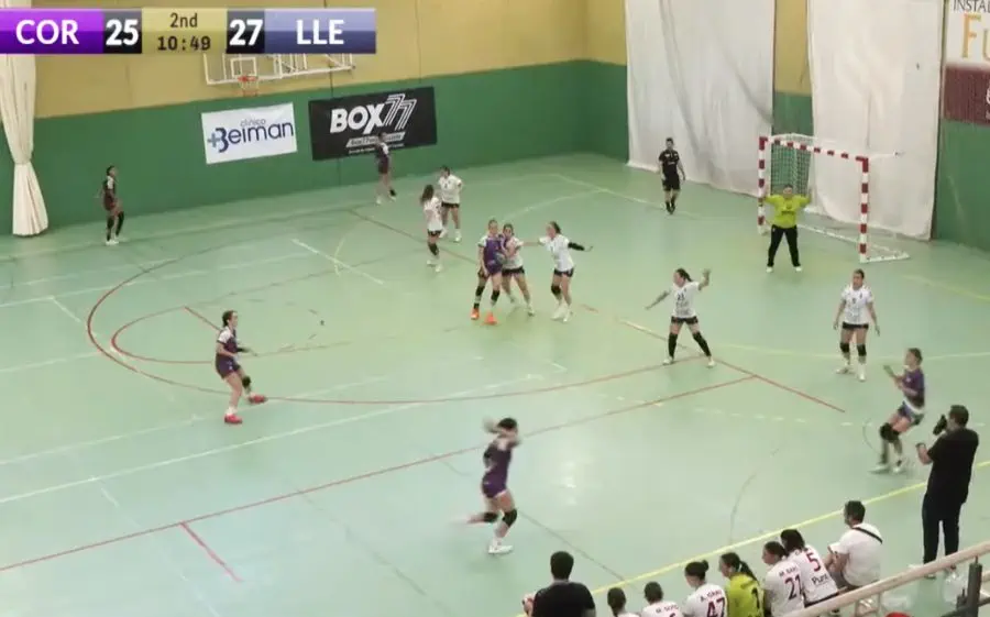 Avançada la segona part el Lleida dominava en el marcador